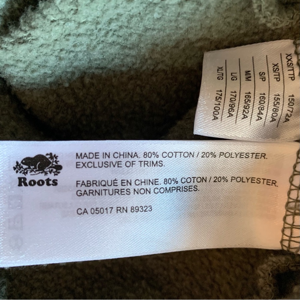 Roots olive green hoodie - Picture 9 of 9